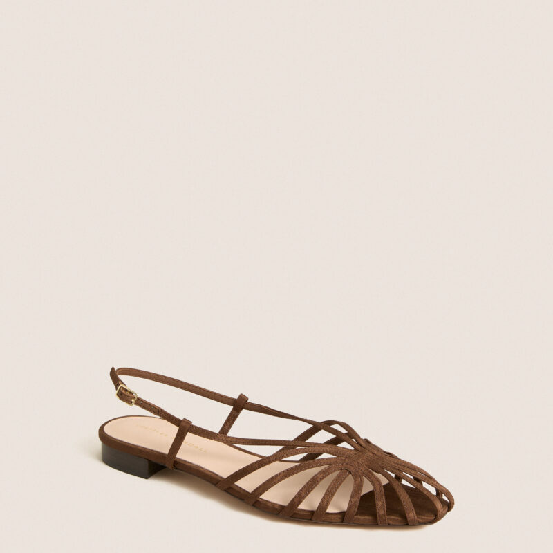 Chocolate Moire Devon Sandals Loeffler Randall