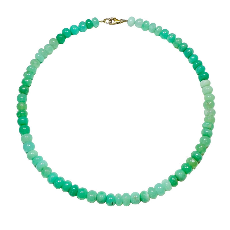 Chrysoprase Candy Necklace Theodosia Jewelry