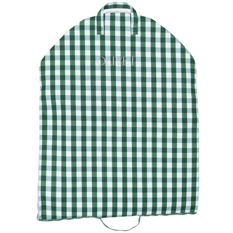 Classic Bag in Gingham in Green Check Olivet
