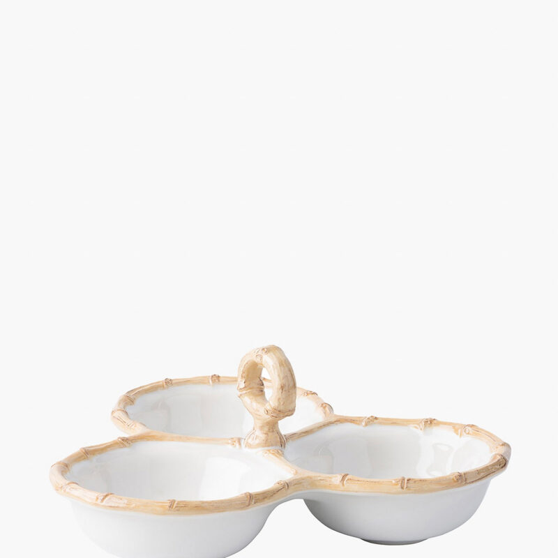 Classic Bamboo Cocktail Triple Server Juliska