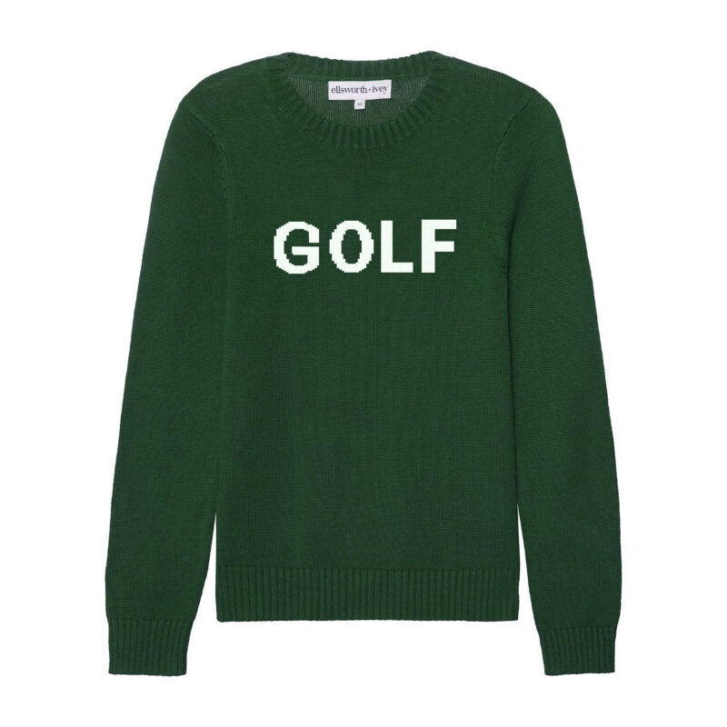 Classic Crew - Golf in Green and Ivory ellsworth+ivey