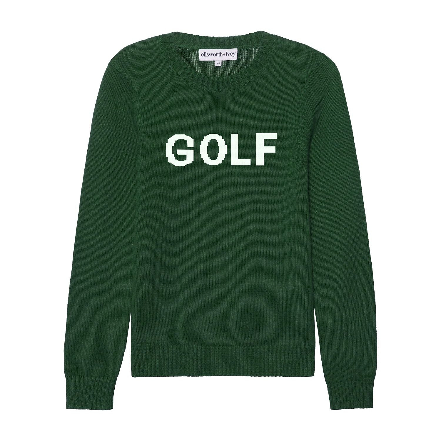 Classic Crew - Golf in Green and Ivory ellsworth+ivey