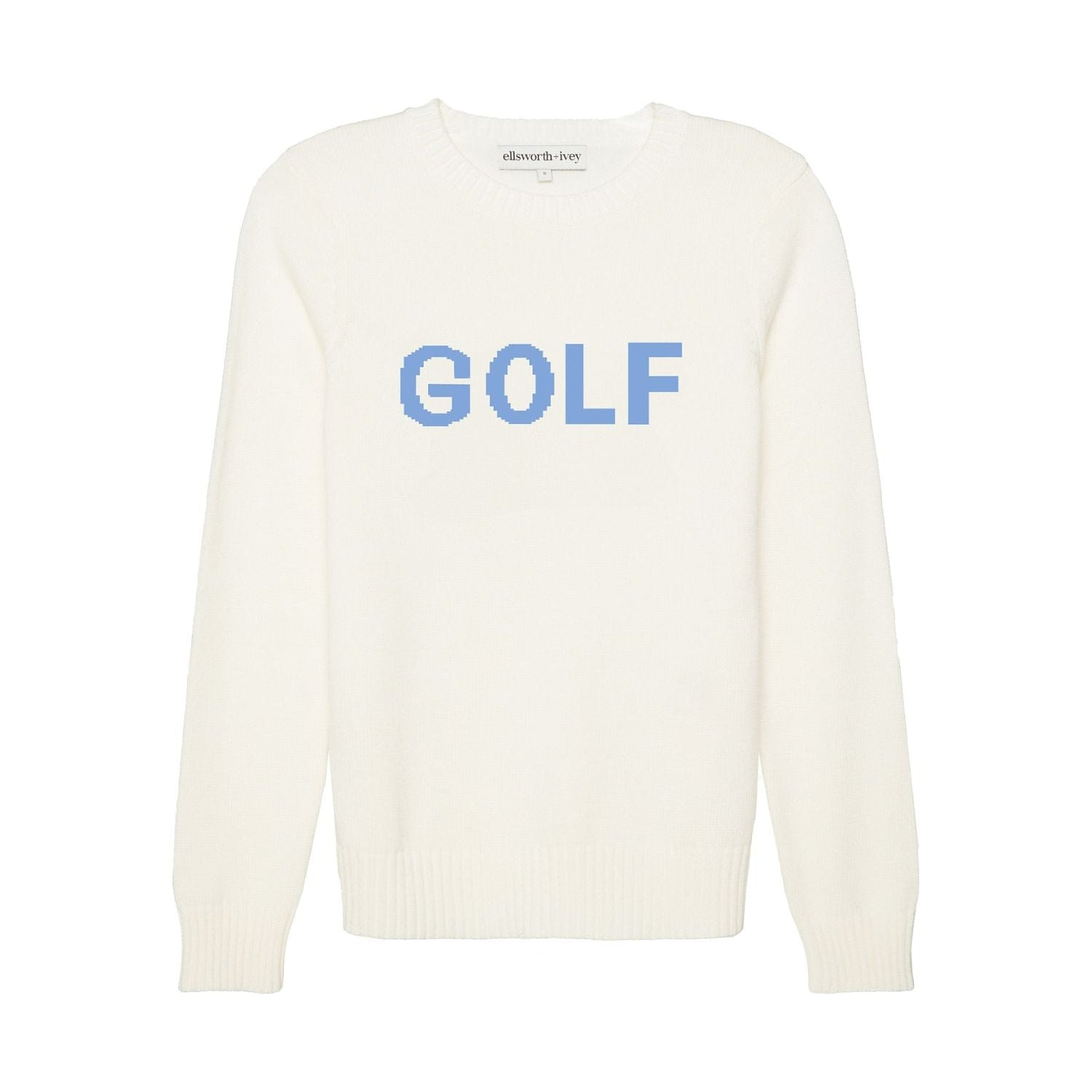 Classic Crew - Golf in Ivory and Cornflower ellsworth+ivey