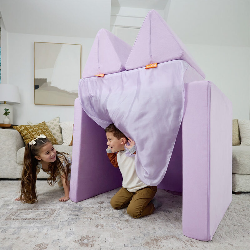 Classic Playsilk in Lavender Nugget Couch