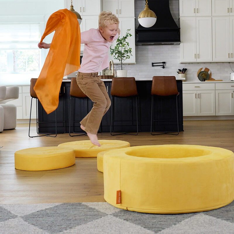 Classic Playsilk in Orange Nugget Couch