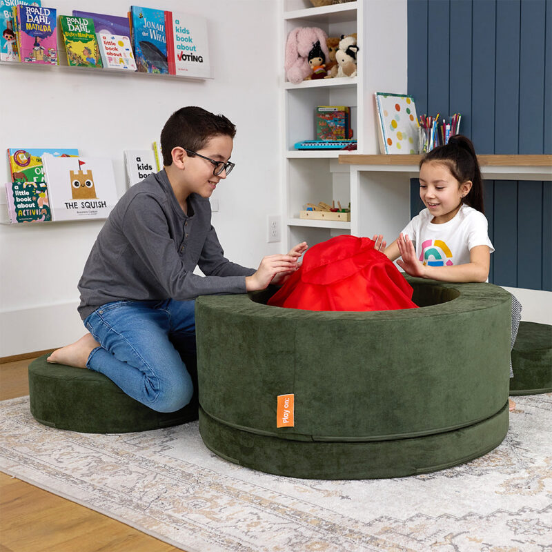 Classic Playsilk in Red Nugget Couch