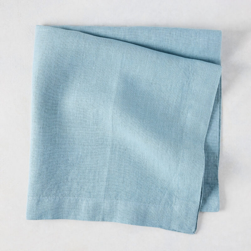 Cloudy HG Signature Hand-dyed Linen Napkin Cut Loose