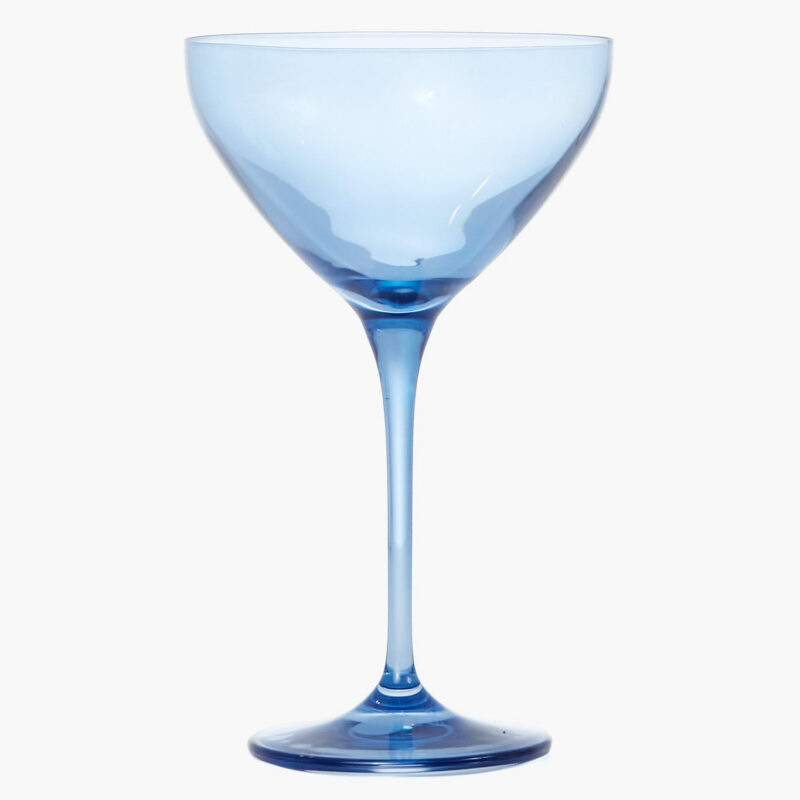 Cobalt Blue Martini Glasses Set of 2 Estelle Colored Glass