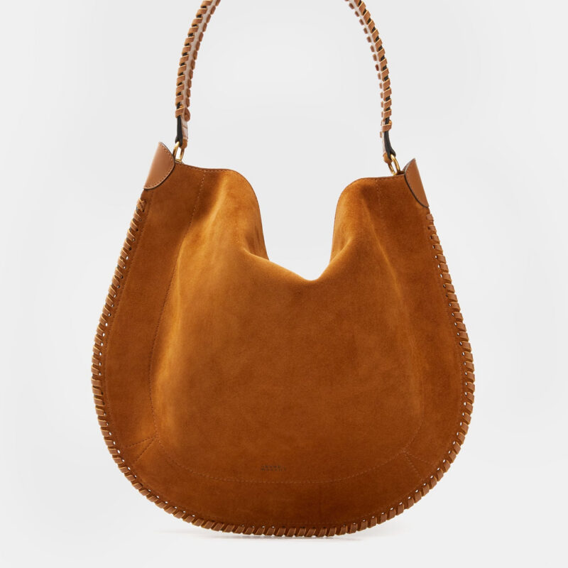 Cognac Soft Suede Oskan Hobo Isabel Marant