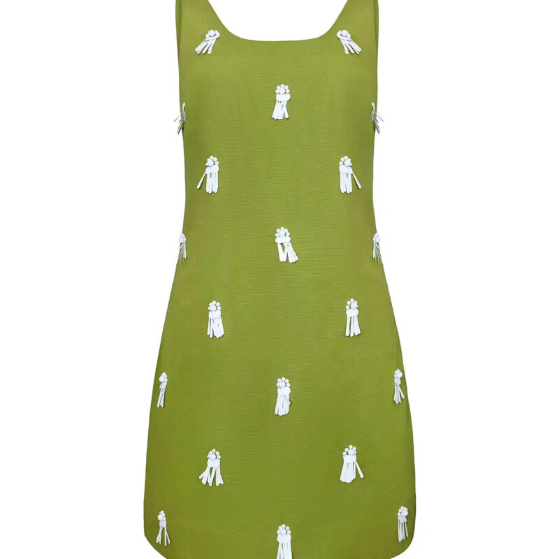 Collins Dress in Palm Sand Dollars Hunter bell