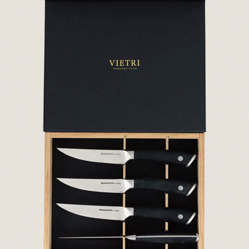 Coltelli Black Steak Knives (Set of 4) Vietri