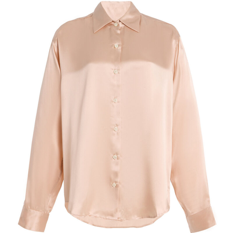 COMME SI | La Classica Silk-Charmeuse Shirt Moda Operandi