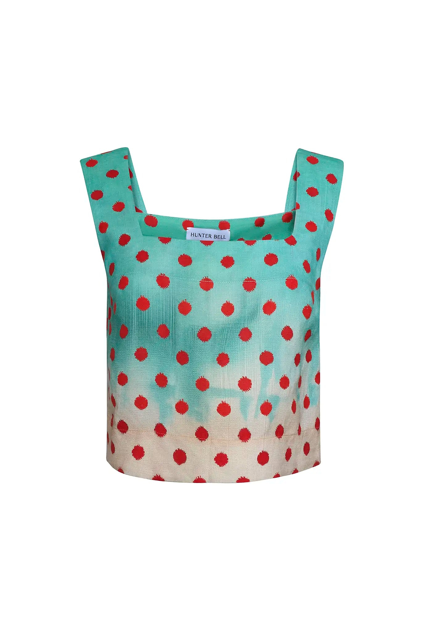 Corby Top in Coral Reef Ombre Hunter bell