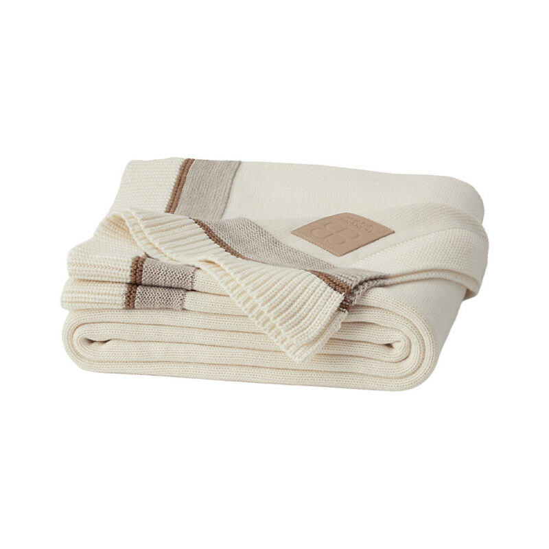 Court Knit Throw Blanket in Cream Boll & Branch