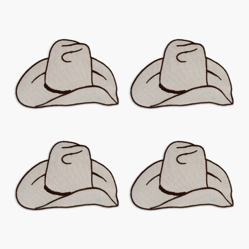 Cowboy Hat Cocktail Napkins Chefanie