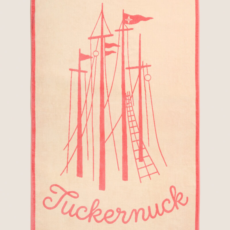 Cream Sailboat Oversized Beach Towel Tuckernuck Accessories