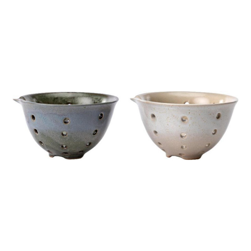 CREATIVE CO-OP - Glazed Stoneware Berry Bowls, Set of 2 McGee&Co