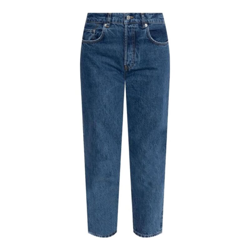 Cropped Cotton Jeans ANINE BING