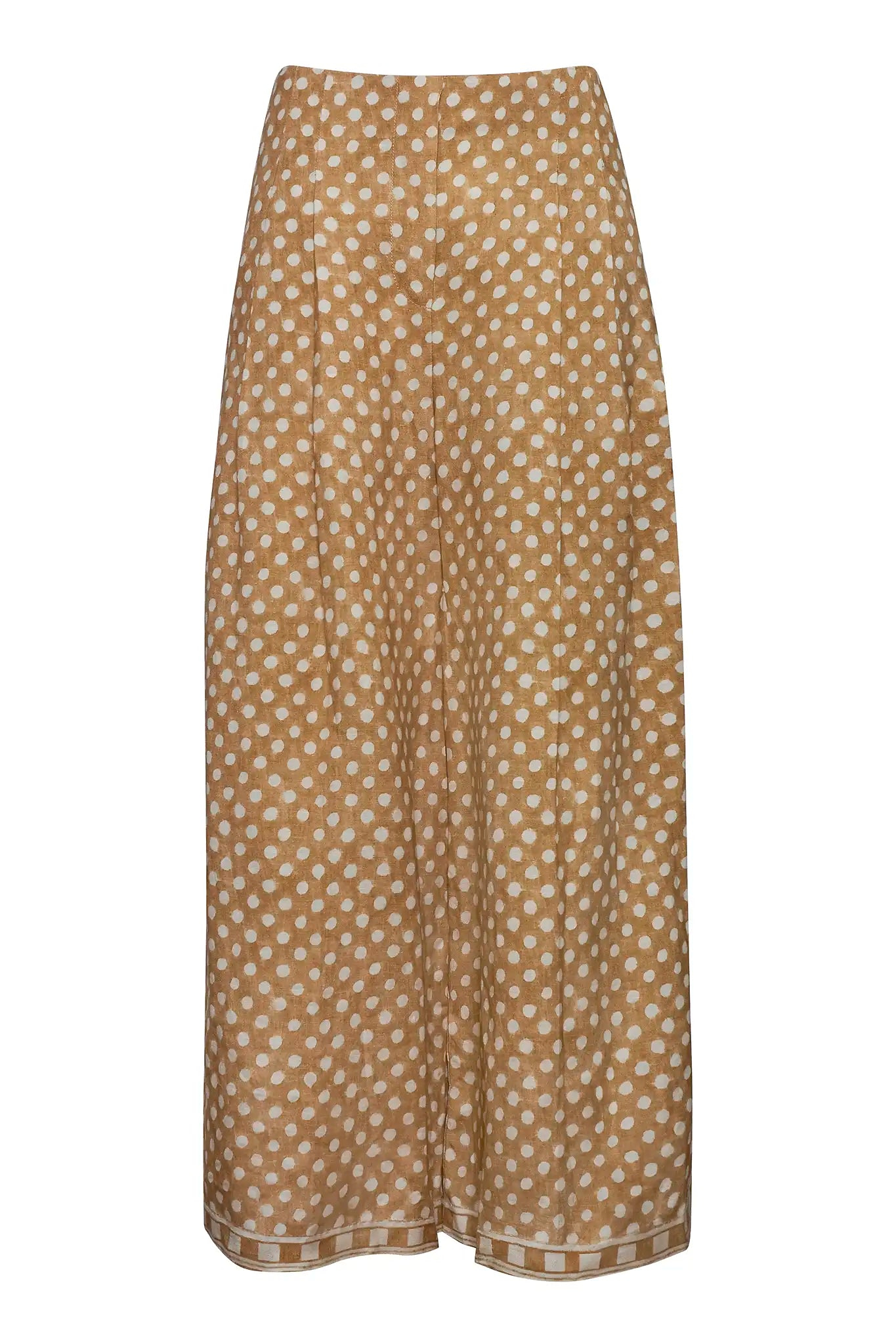 Cunningham Pant in Coconut Sand Dot Hunter bell