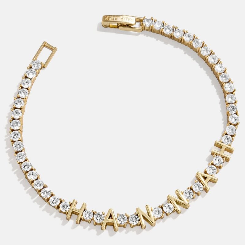 Custom Tennis Bracelet - Gold/Pavé BaubleBar