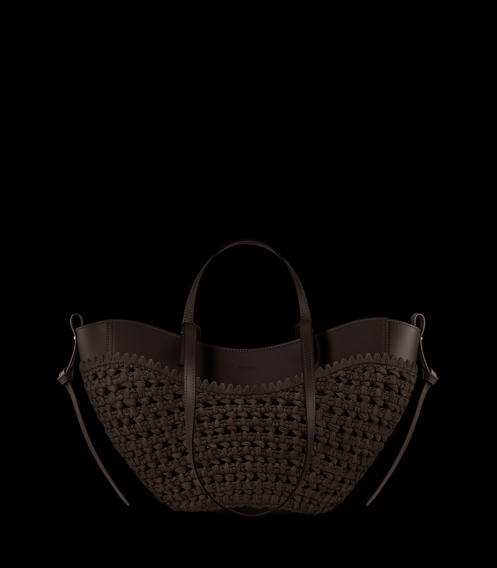 Cyme Mini - Raffia Ebony Polene