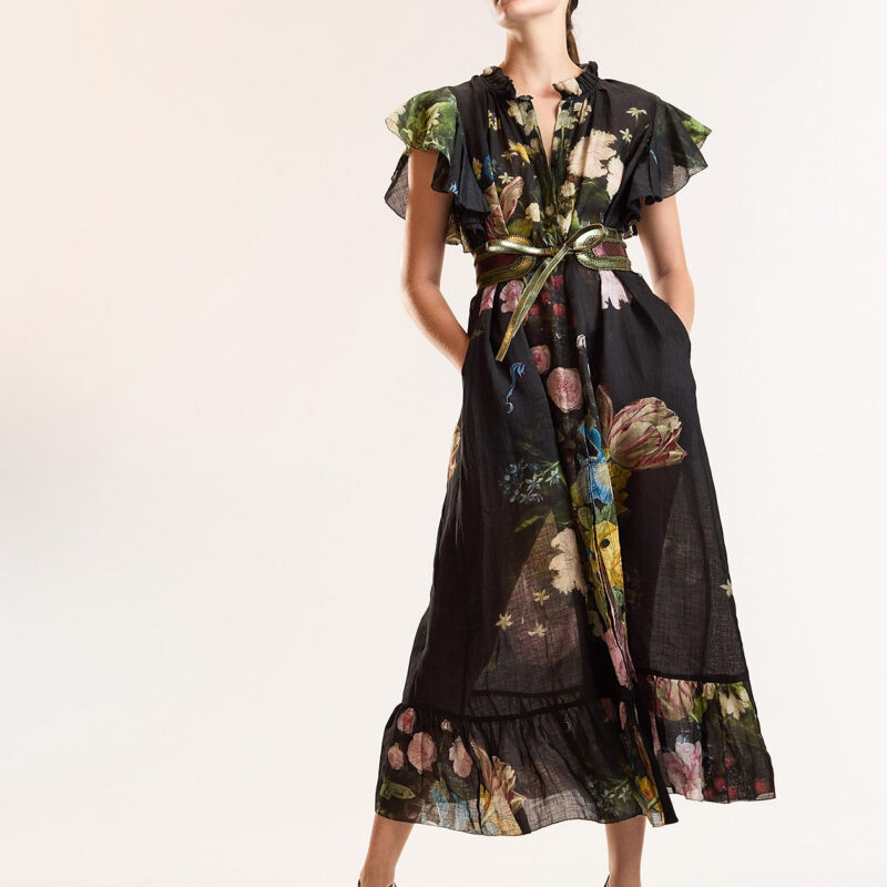 CYNTHIA ROWLEY | Portofino Kaftan - Blkbqt