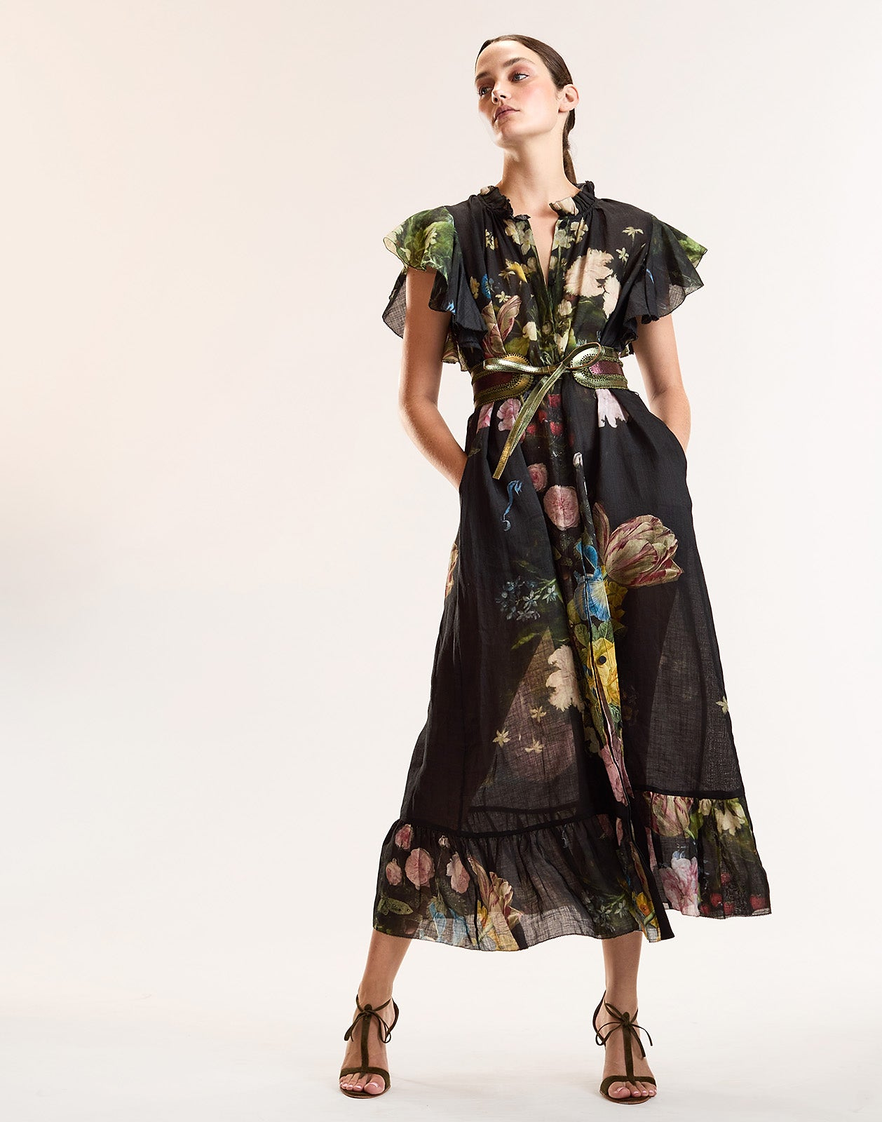 CYNTHIA ROWLEY | Portofino Kaftan - Blkbqt