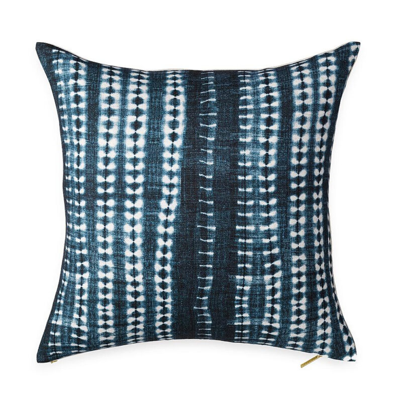 Dark Vines Indigo Throw Pillow St. Frank