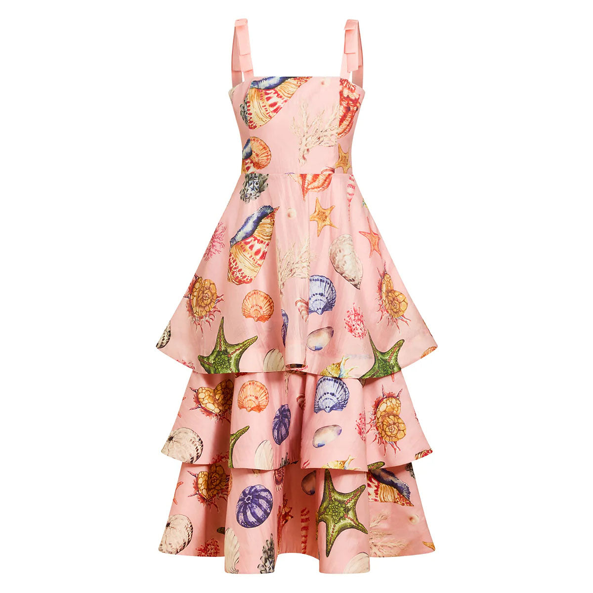 Darling Convertible Midi Dress in Seashell Symphony Mestiza New York