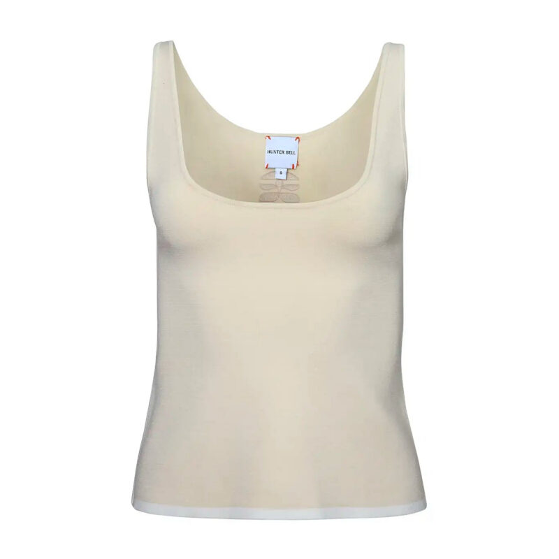 Davis Cami in Cream Hunter bell