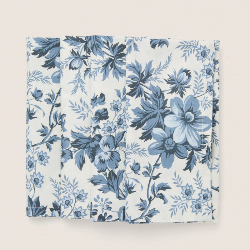 Delft Bloom Printed Napkins Set of 4 Tuckernuck Home