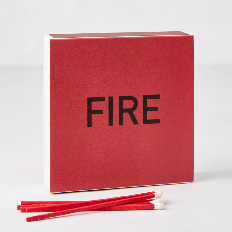 Diane Keaton + Hudson Grace “Fire” Boxed Matches The Fine Match Co