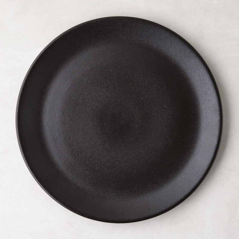Diane Keaton + Hudson Grace Chalkboard Stoneware Dinner Plate Vasicol