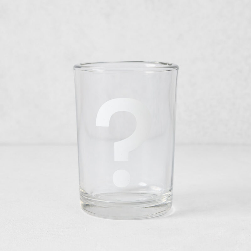 Diane Keaton + Hudson Grace Question Mark Everyday Wine Glass Libbey