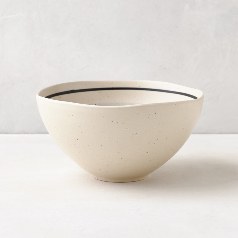 Diane Keaton + Hudson Grace Sketch Stoneware Individual Bowl Mixcer