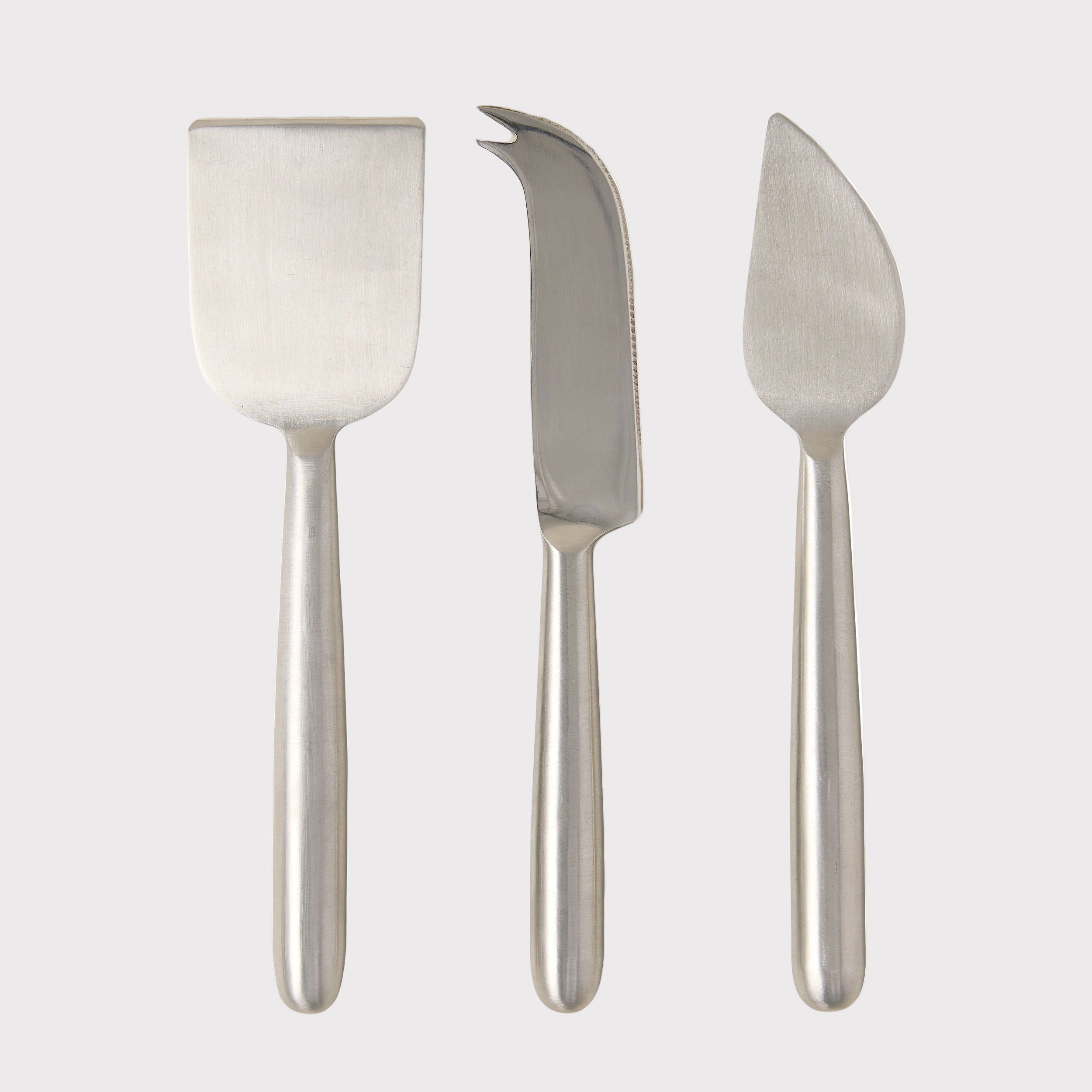 Diane Keaton + Hudson Grace Stainless Steel 3-Piece Cheese Knife Set Be Home
