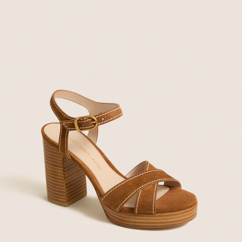 Doe Sport Suede Park Platform 85 Heels Stuart Weitzman