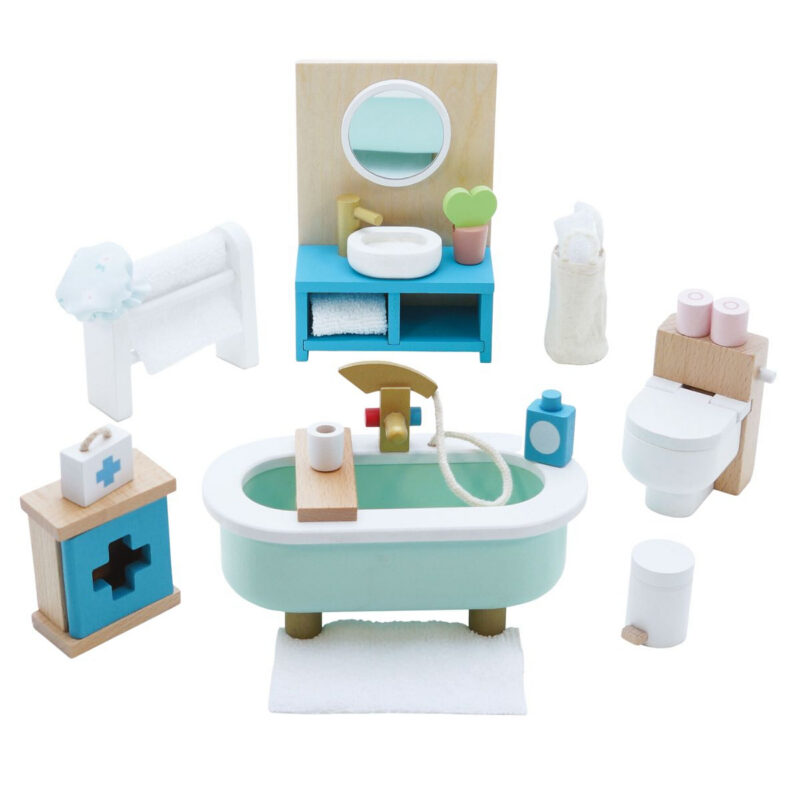 Dollhouse Bathroom Set Le Toy Van