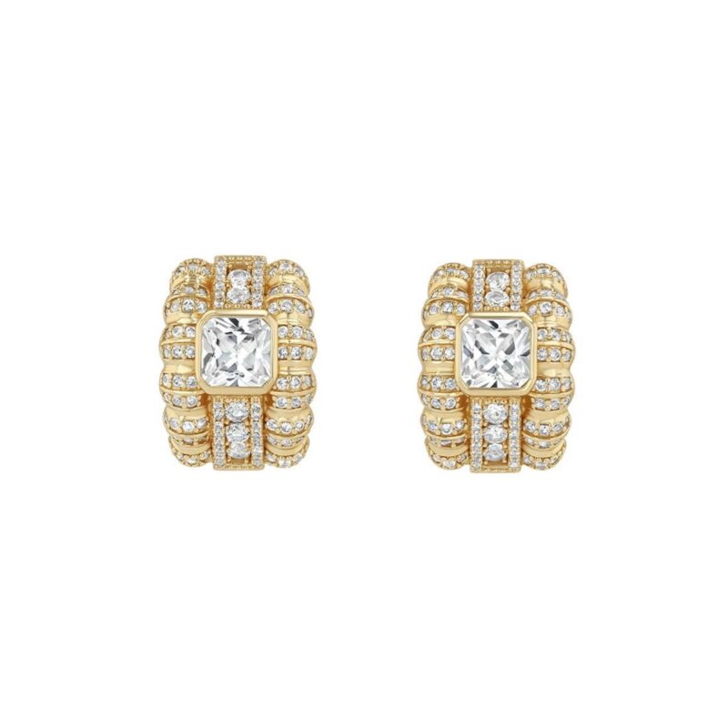 DORSEY | Crawford Earrings In Lab White Sapphire