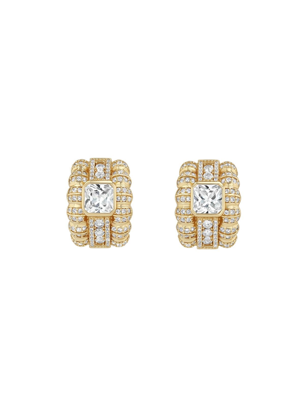 DORSEY | Crawford Earrings In Lab White Sapphire
