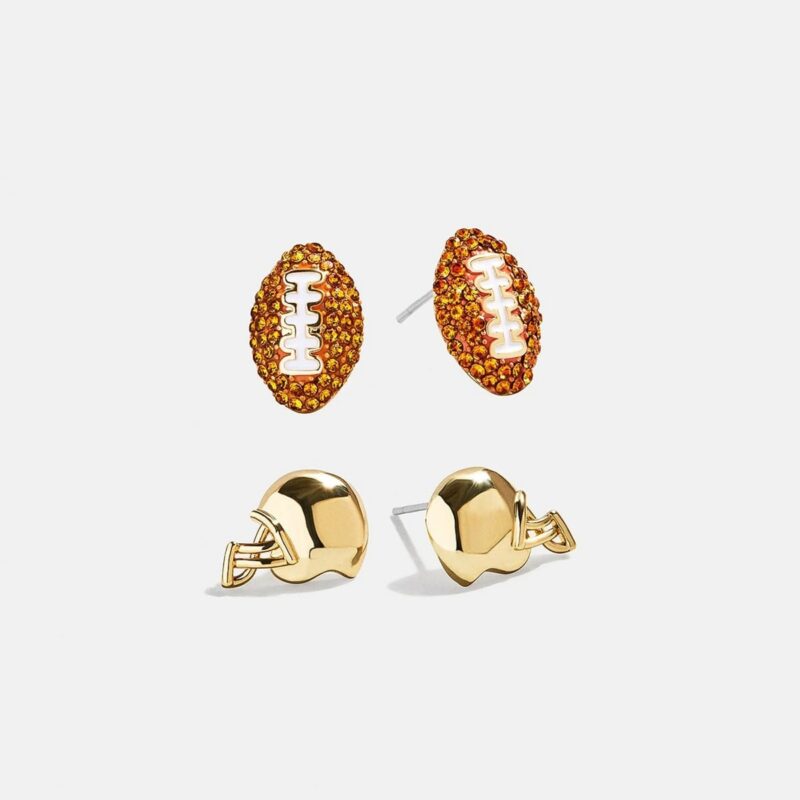 Draft Pick Earring Set - Football BaubleBar