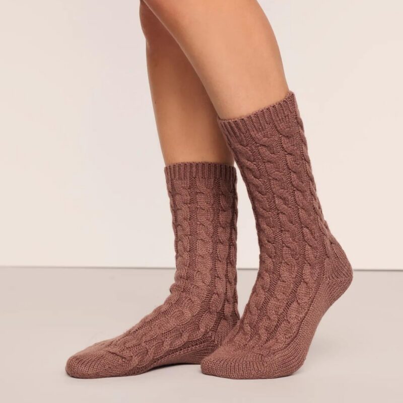 EBERJEY | Cozy Cable-Knit Socks