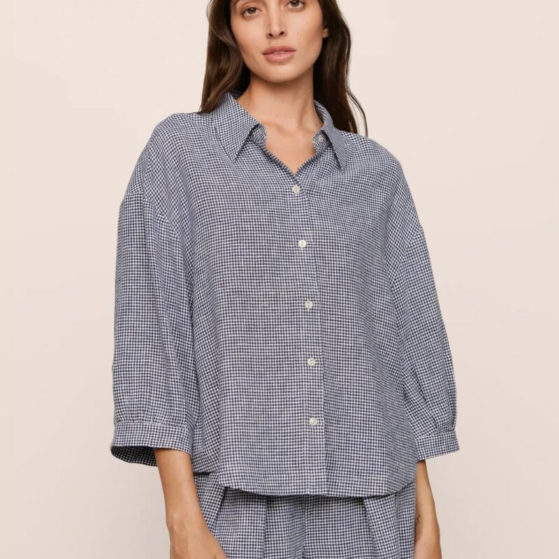 EBERJEY | Linen Blend Relaxed Top