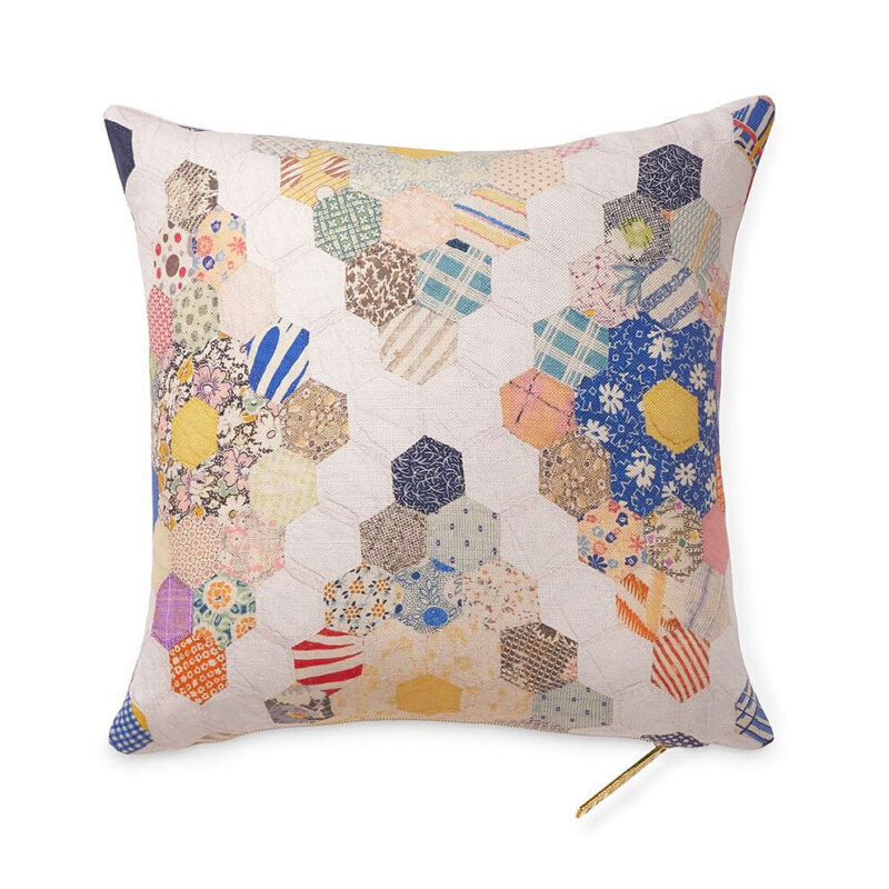 Ecru Diamond Quilt Pillow St. Frank