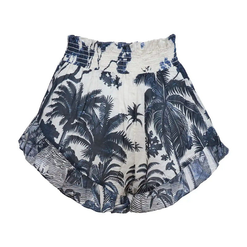 Eden Short in Bermuda Toile Hunter bell
