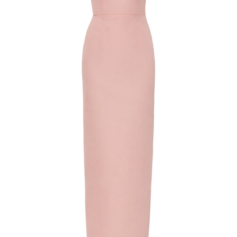Elizabeth Silk Faille Column Gown Alexia Maria Collection