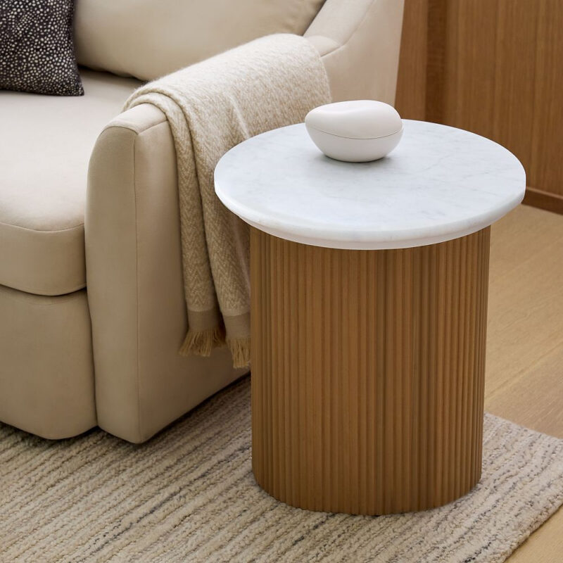 Ellington Marble Side Table (20")