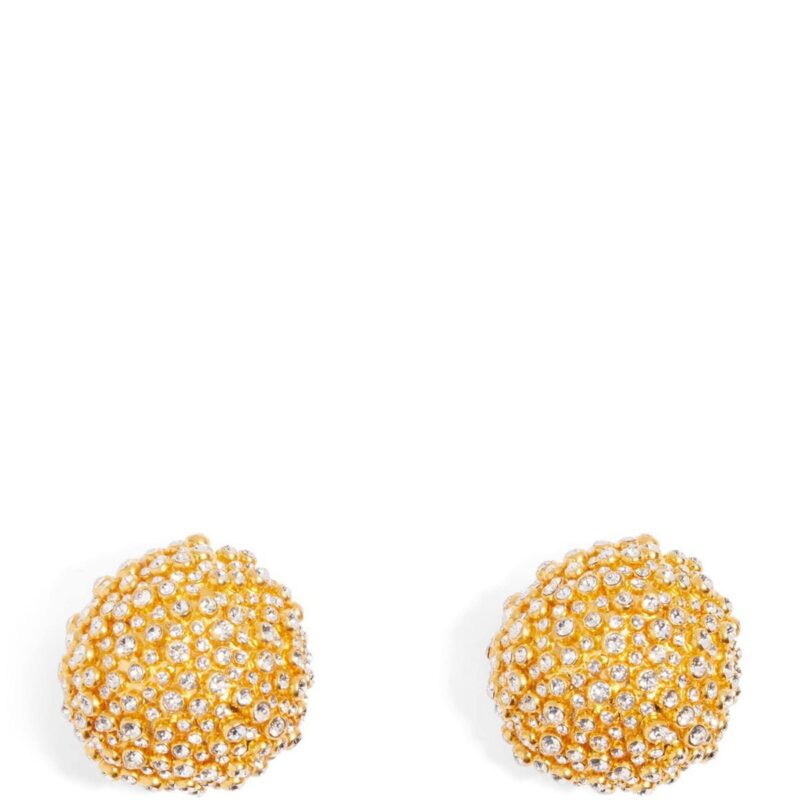 Embellished Ball Earrings Schiaparelli