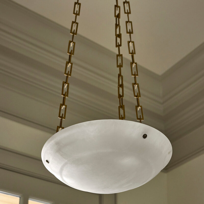 Erasmus Alabaster Chandelier McGee & Co