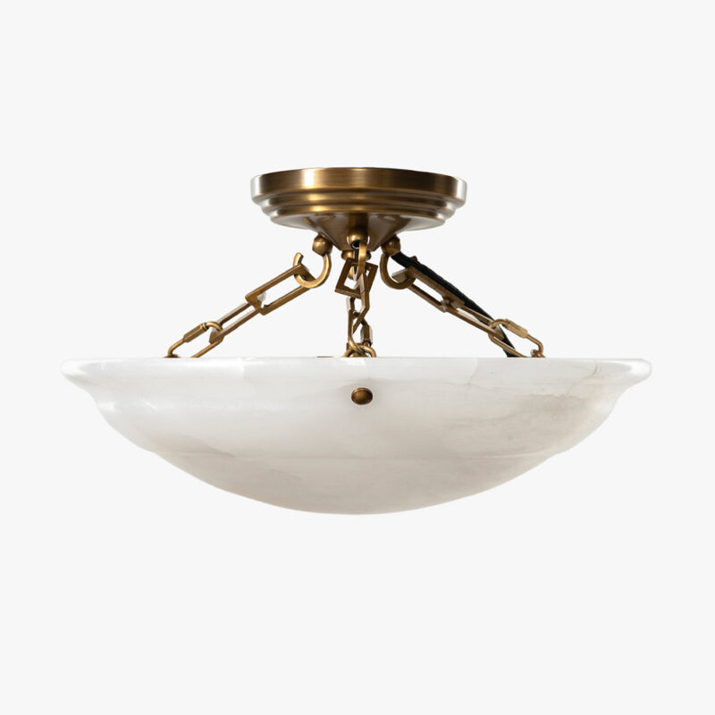 Erasmus Alabaster Flush Mount McGee & Co